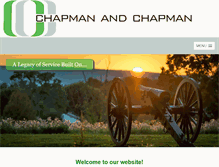 Tablet Screenshot of chapmanandchapman.com